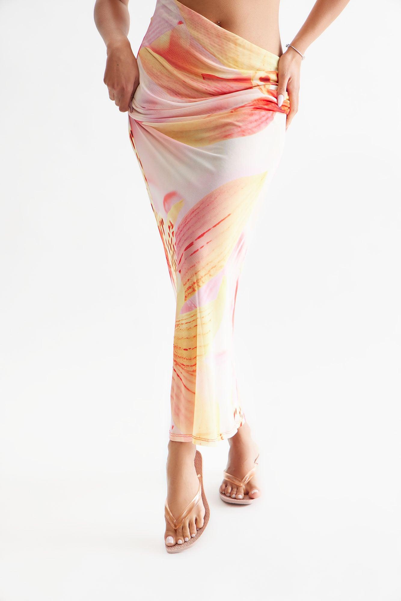 Mimosa Thong Kitten Heels - Nude Female Product Image