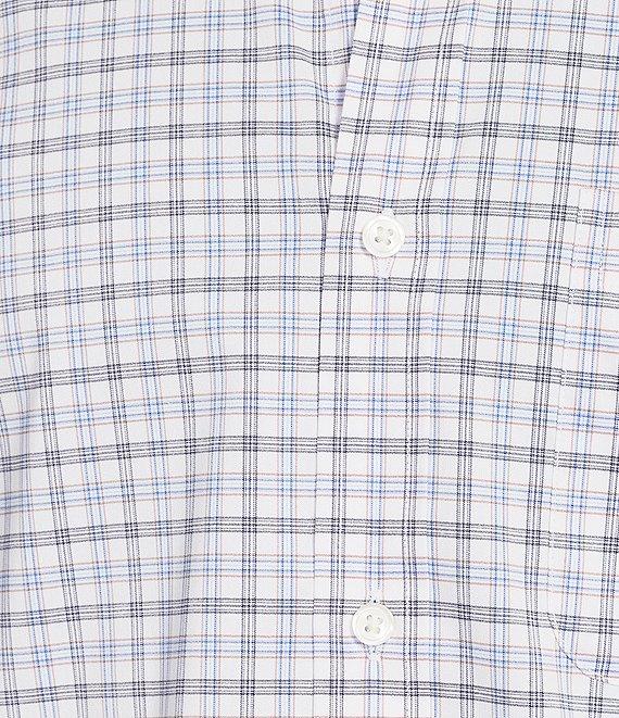 Roundtree & Yorke TravelSmart Easy Care Short Sleeve Small Plaid Sport Shirt Product Image