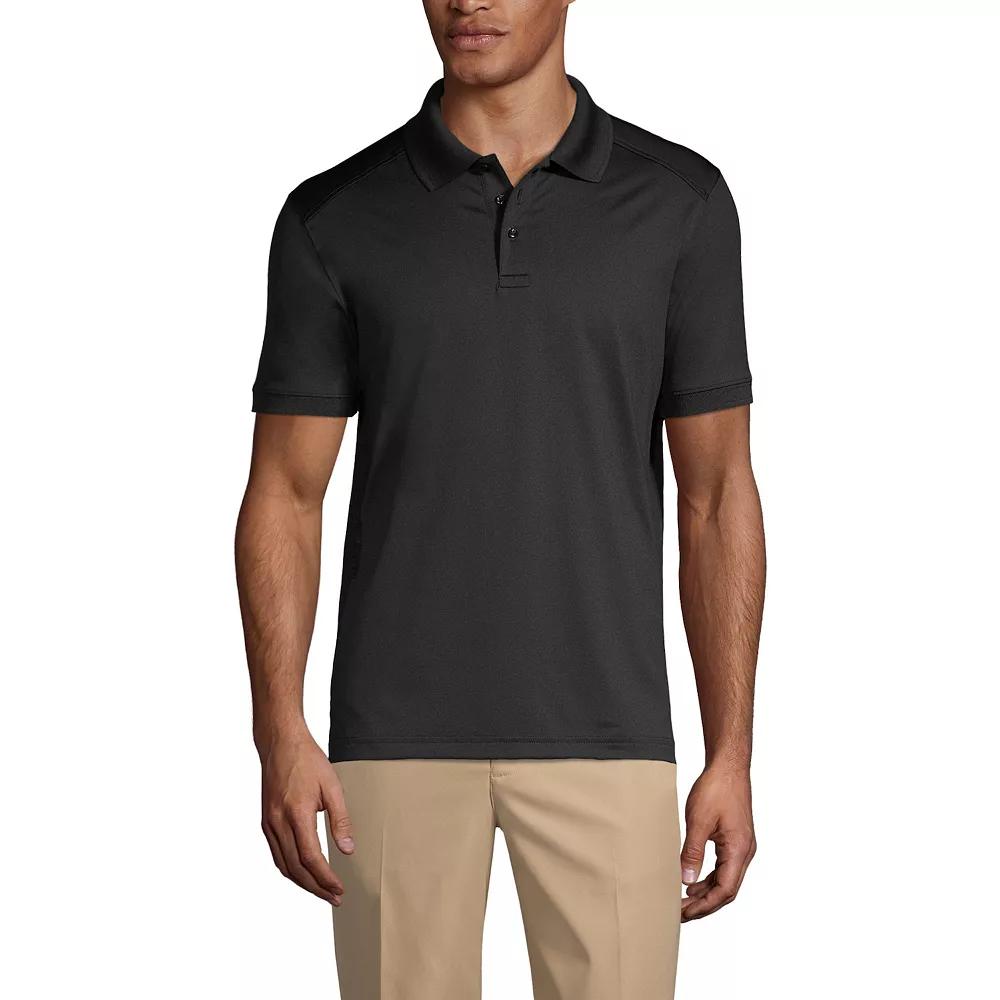 Men's Lands' End Short Sleeve Rapid Dry UPF 50 Polo Shirt,  Product Image