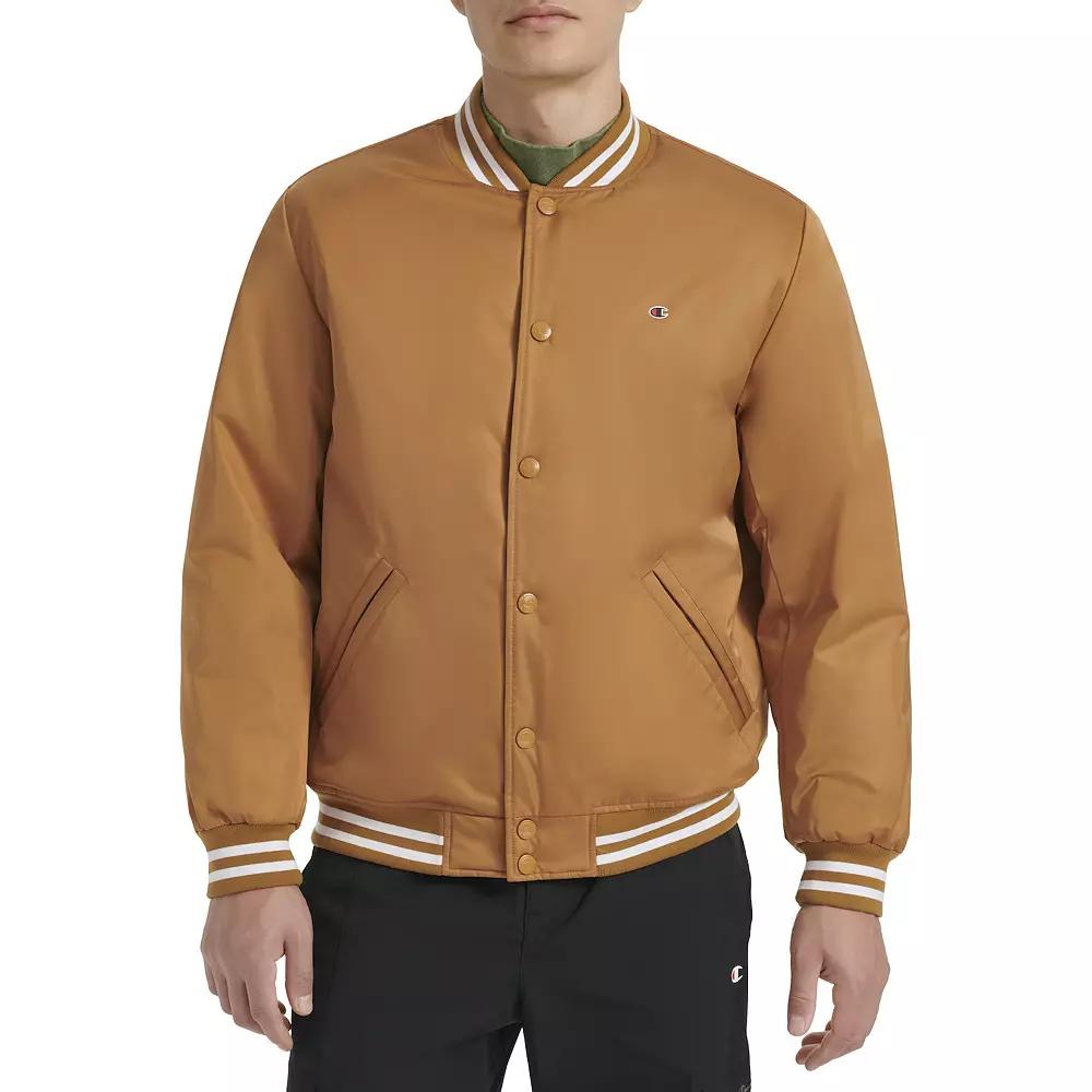 Men's Champion® Classic Varsity Bomber Jacket with Quilted Lining,  Product Image
