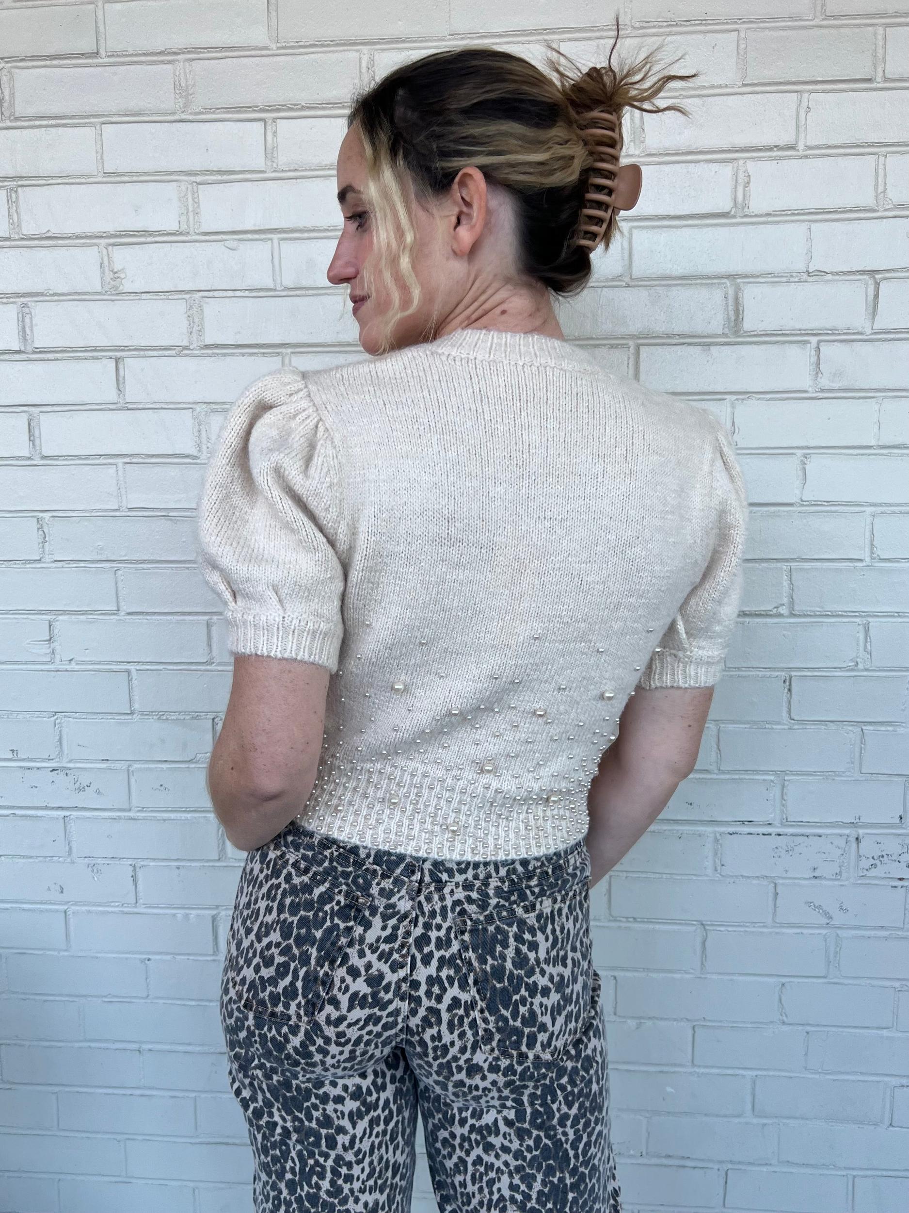 [ASTR The Label] Joly Short Sleeve Sweater Product Image