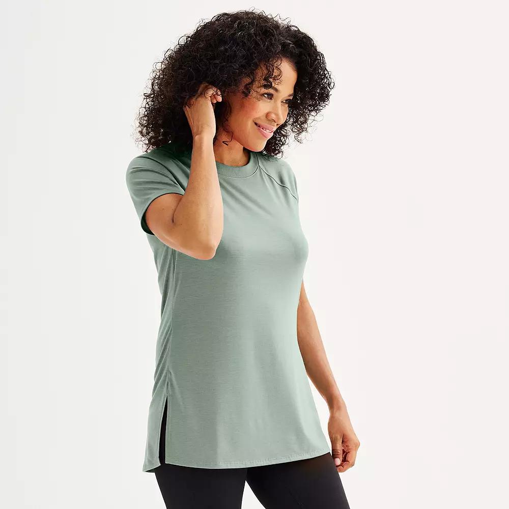 Women's Tek Gear® Essential Short Sleeve Tunic Tee,  Product Image
