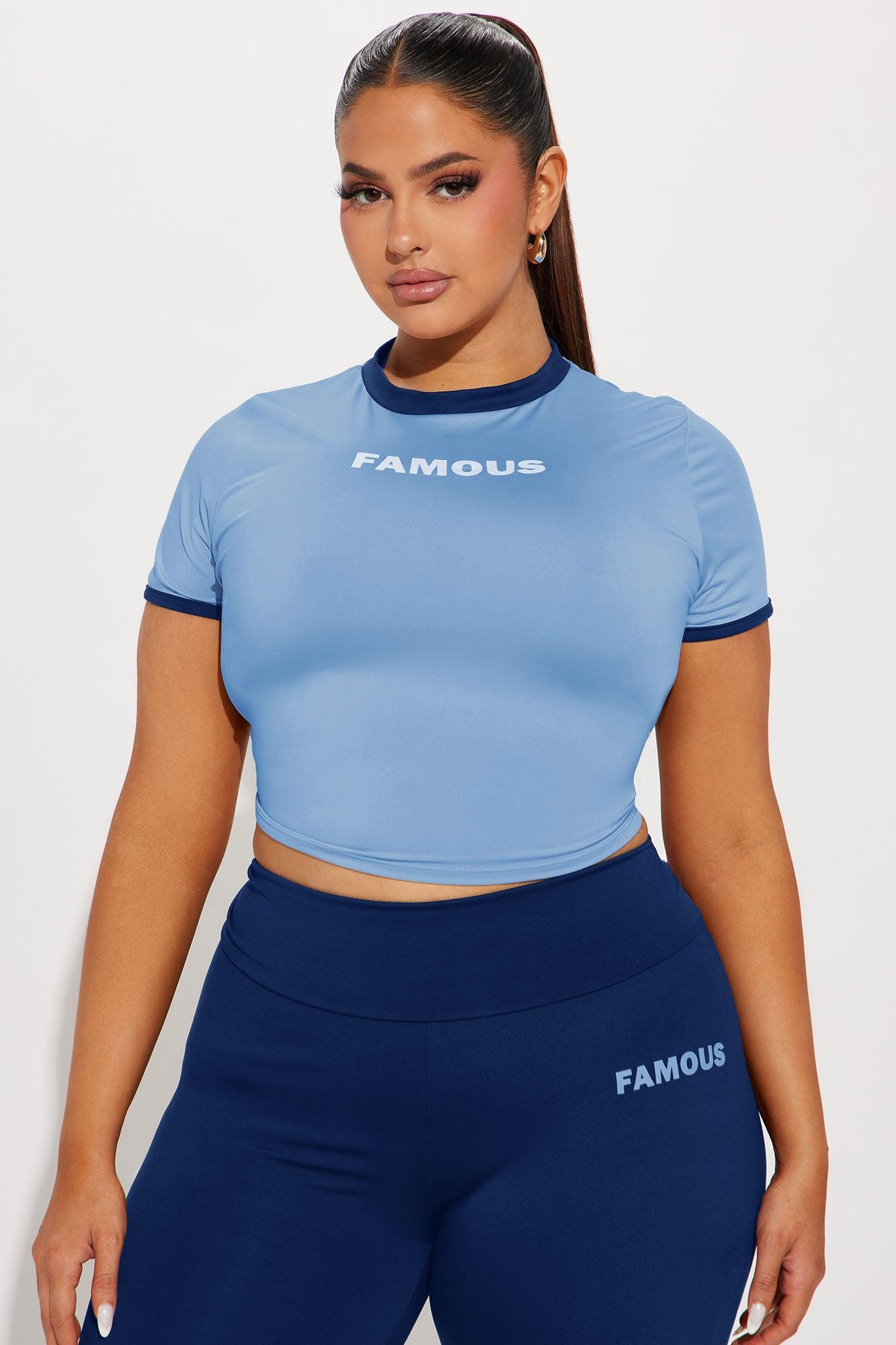 Almost Famous Pant Set - Navy/combo Female Product Image