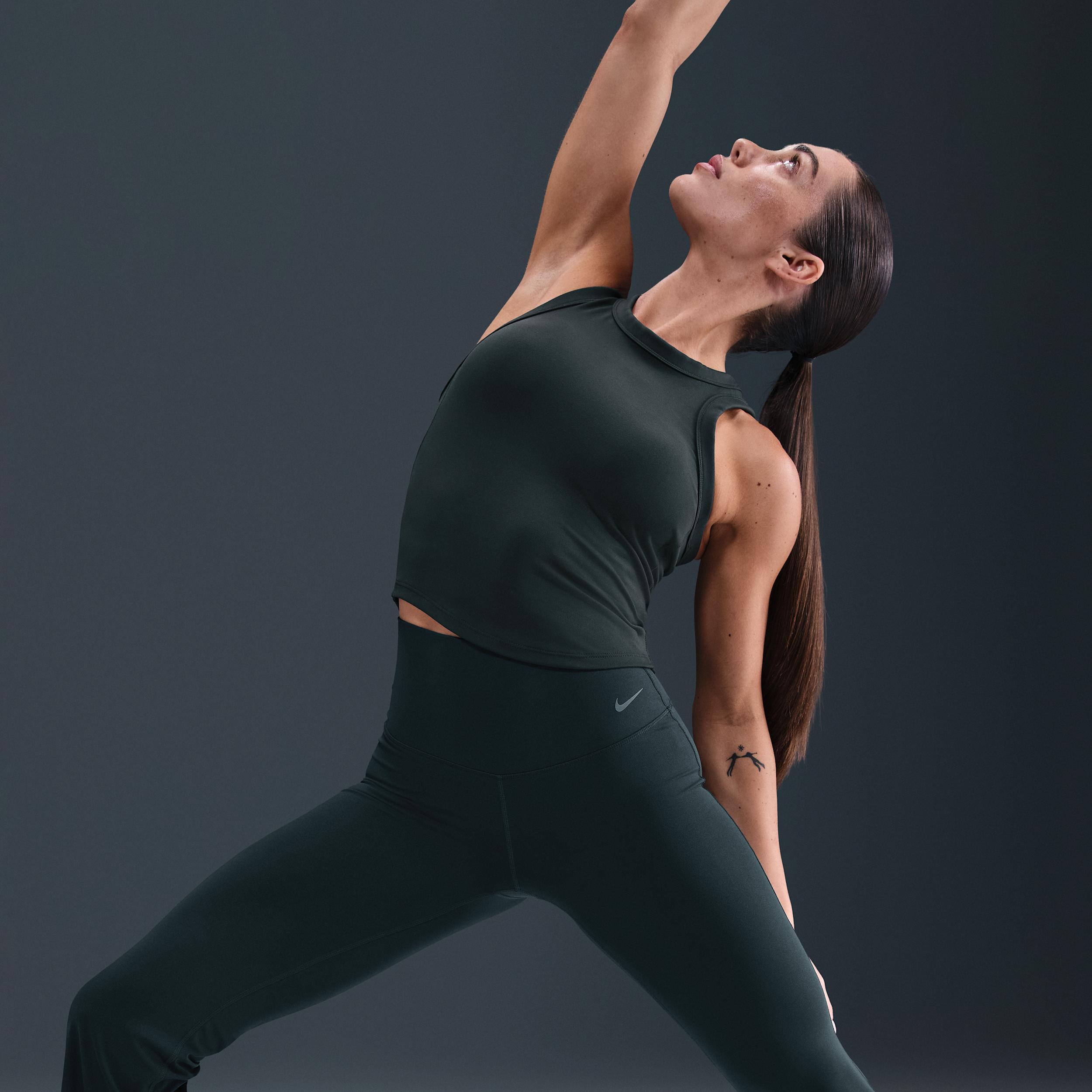 Nike Womens Zenvy High-Waisted Flared Leggings | FV7921-390 Product Image