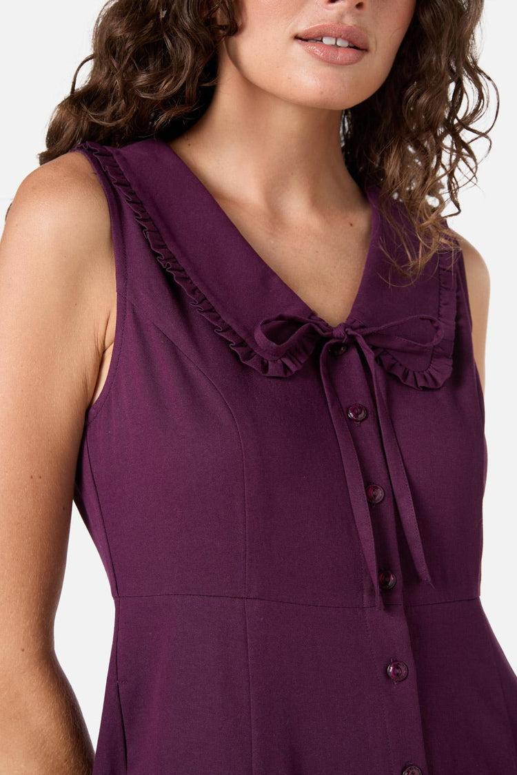 Dorothy Collared Midi Dress Product Image