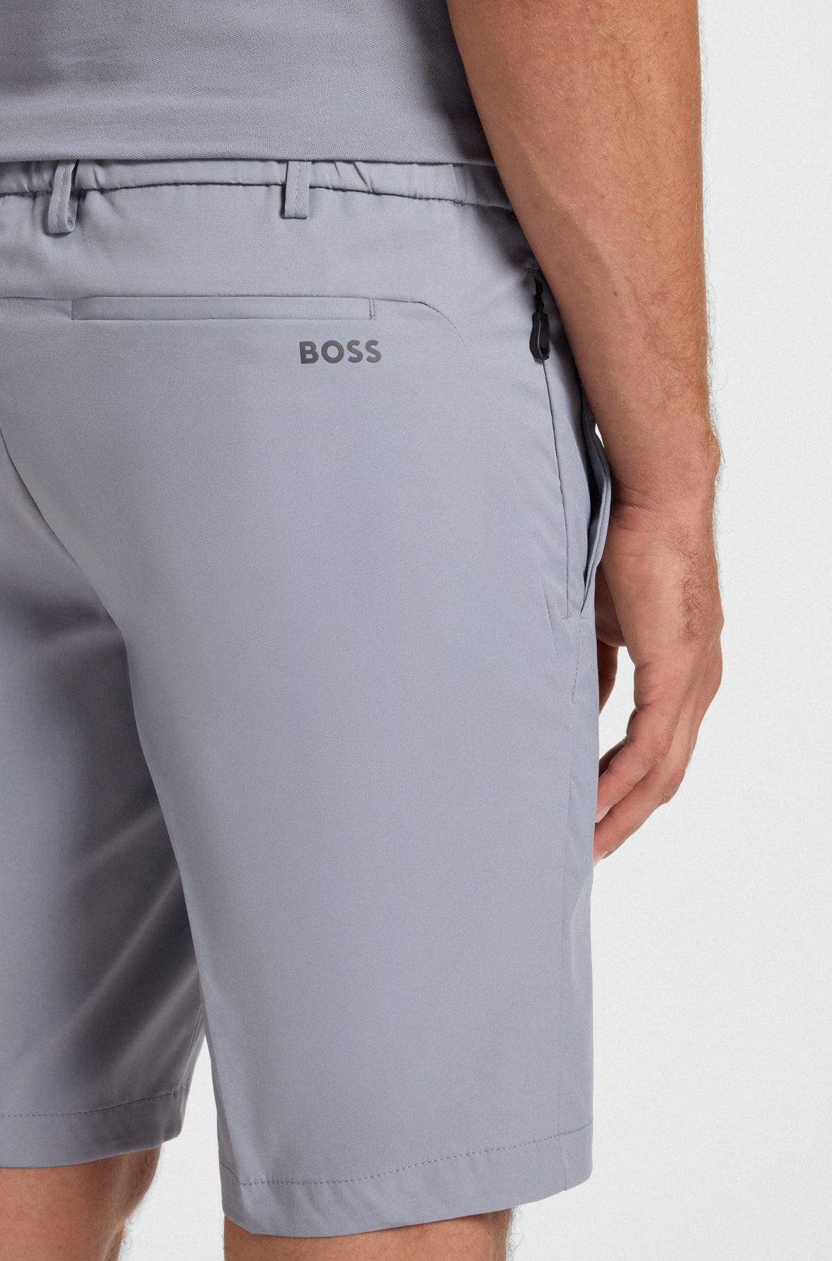 Water-repellent shorts with easy-iron finish Product Image