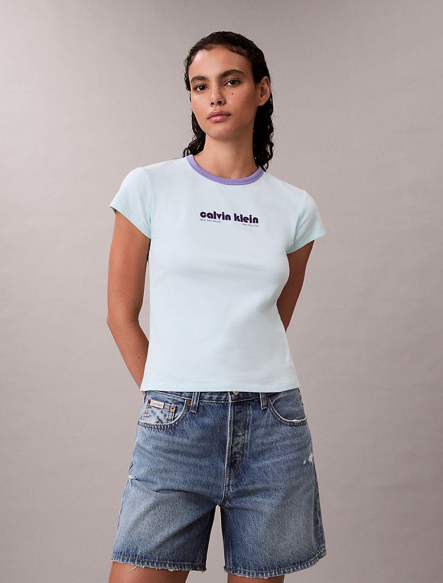 Round Logo Graphic Classic T-Shirt  Product Image