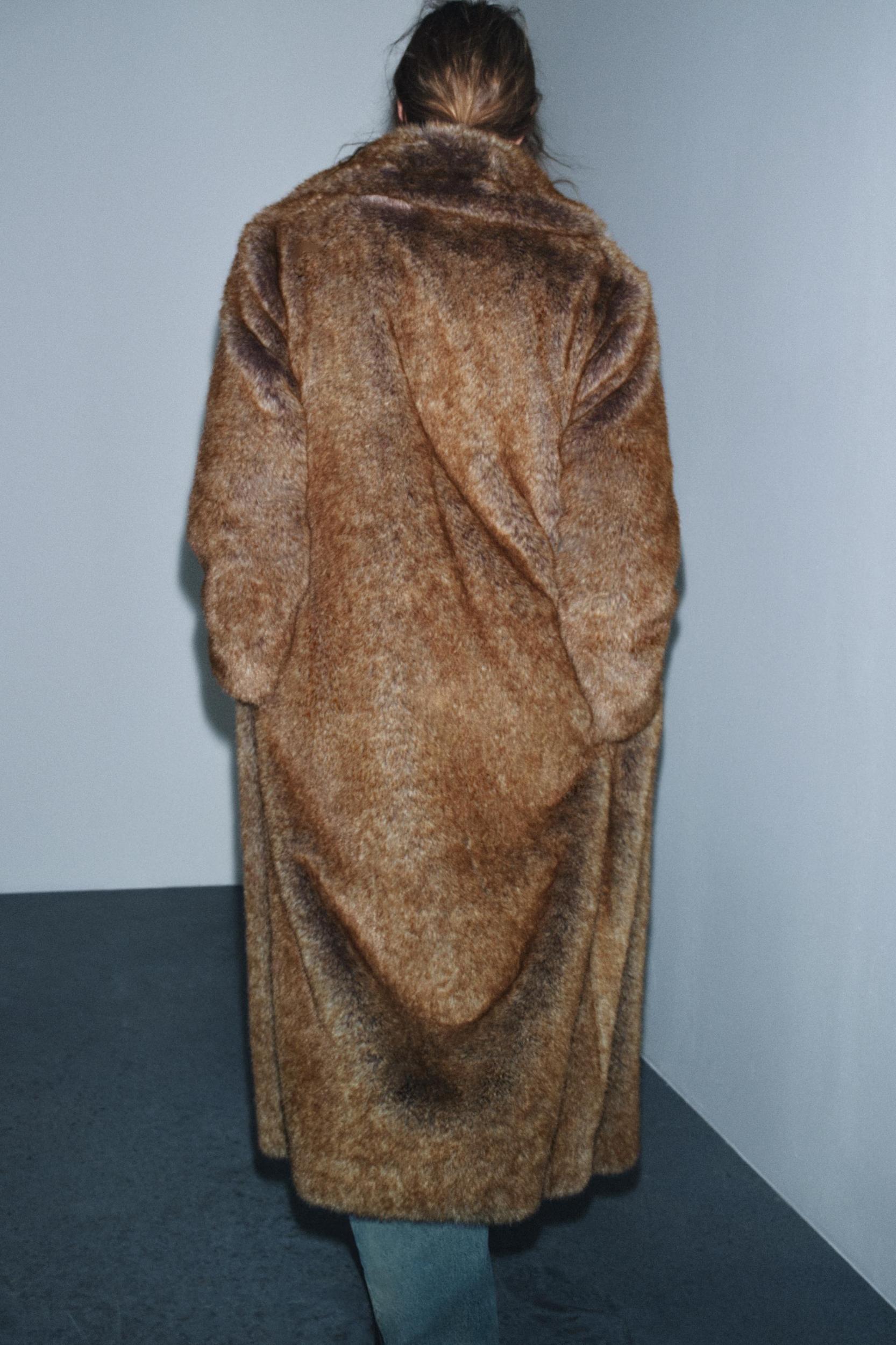 FAUX FUR COAT ZW COLLECTION LIMITED EDITION Product Image