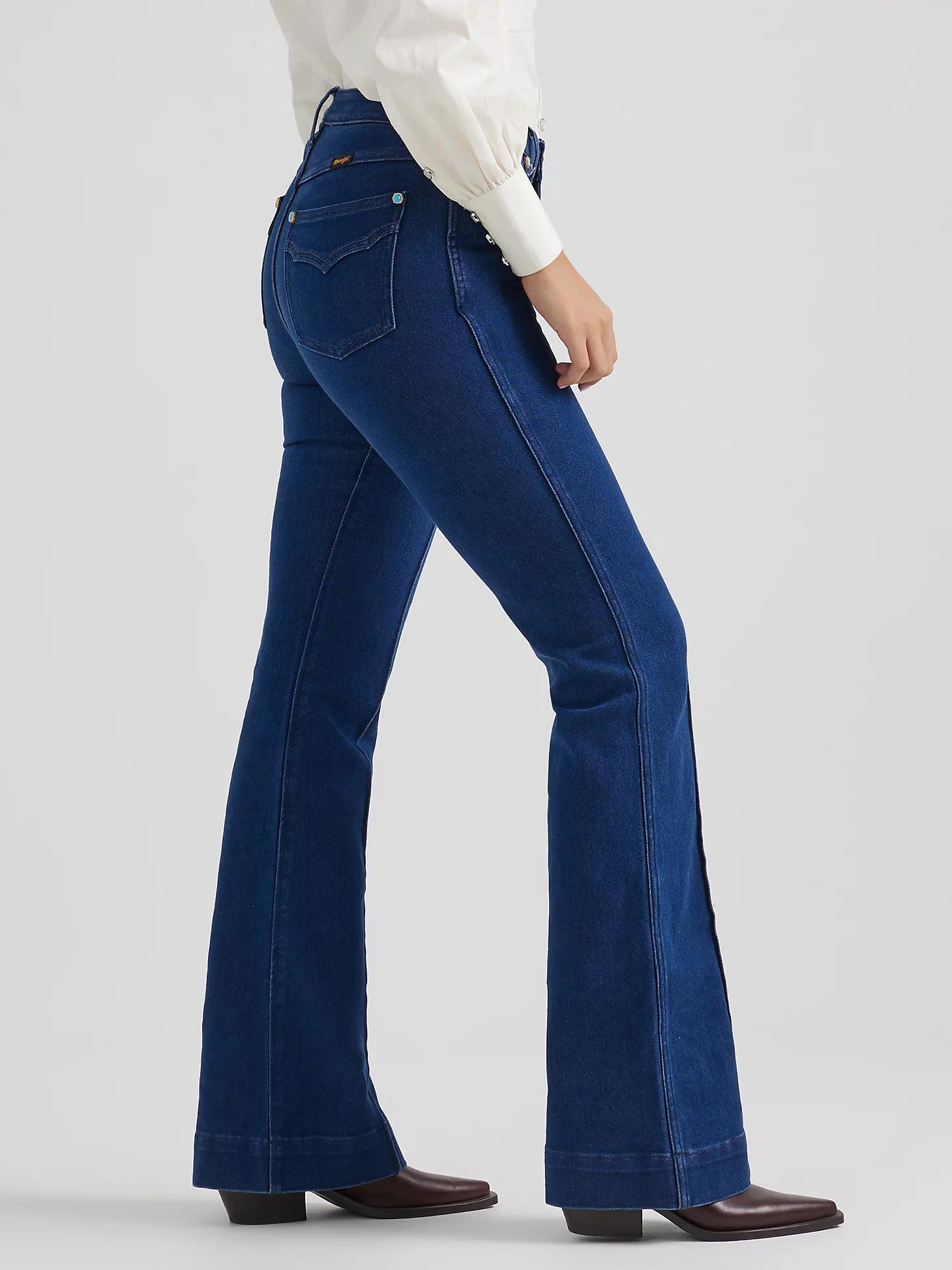 Wrangler® x Yellow Rose by Kendra Scott High Rise Trouser | Women's JEANS | Wrangler® Product Image