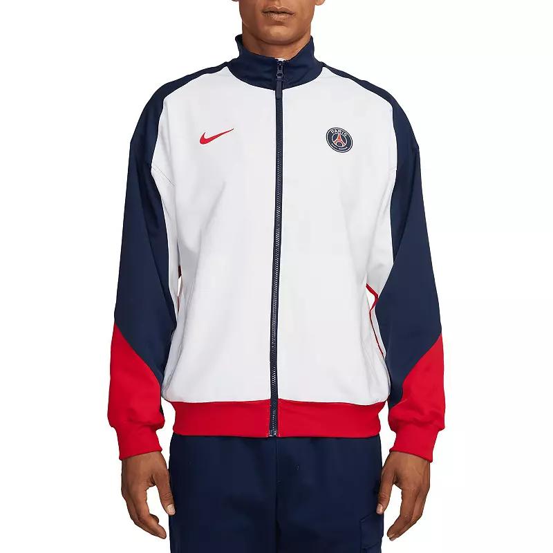 Men's Nike White Paris Saint-Germain 2024/25 Strike Anthem Full-Zip Jacket,  Product Image