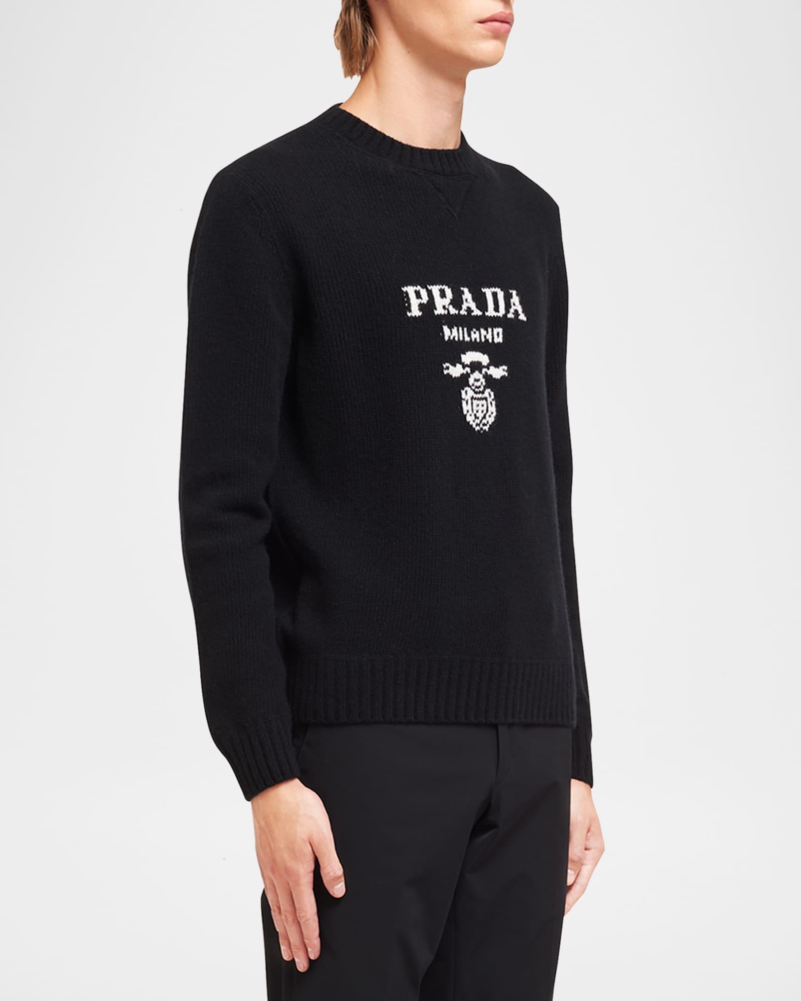 Men's Wool-Cashmere Logo Sweater Product Image