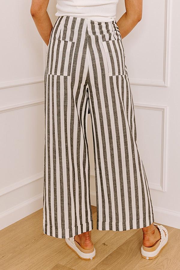 The Taylor High Waist Linen-Blend Pants Product Image