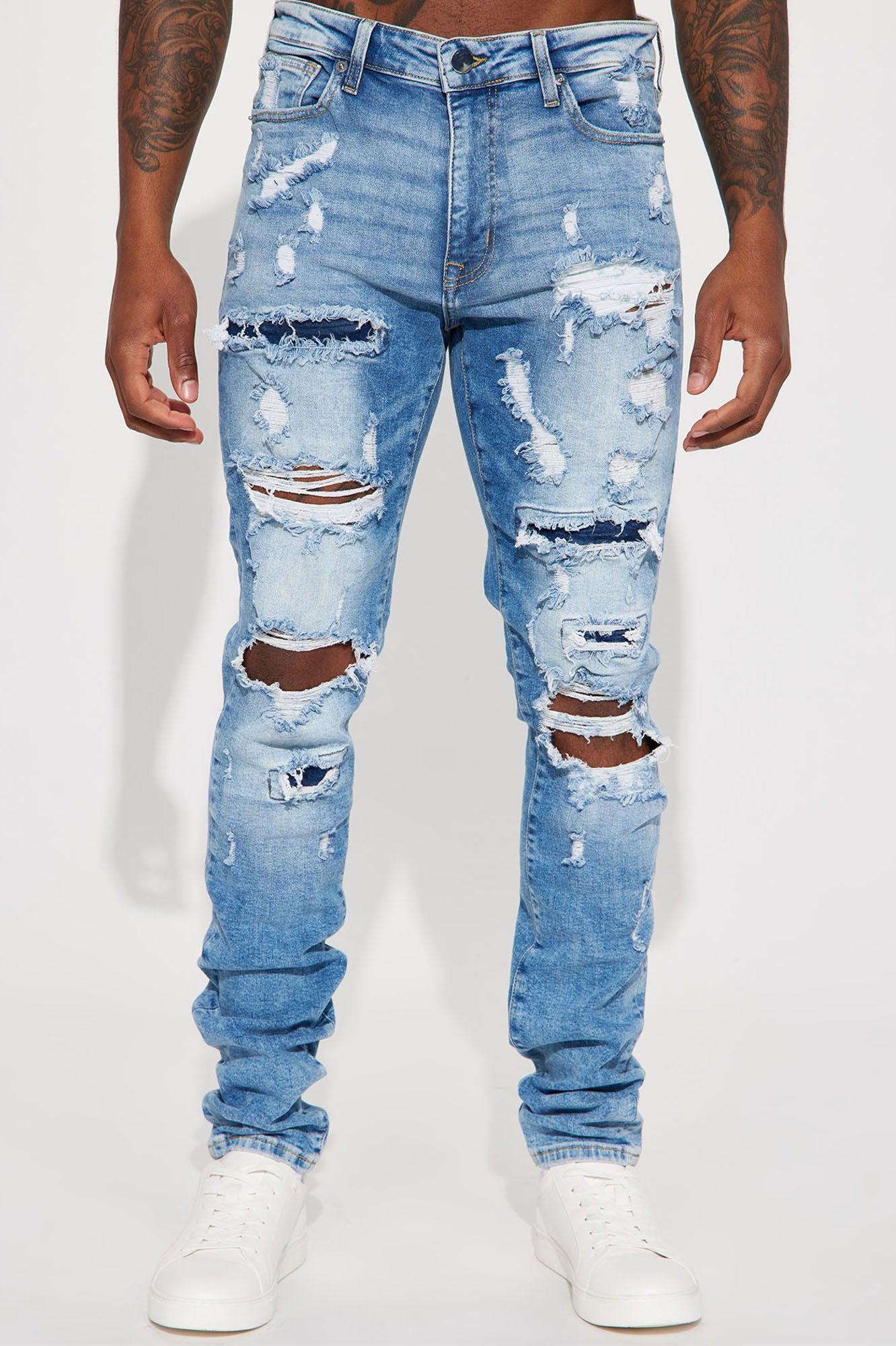 Ready To Unwind Stacked Skinny Jeans - Medium Wash Product Image