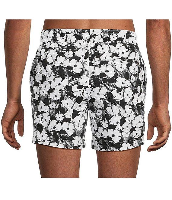 Murano Black White 5#double; Cabana Swim Trunks Product Image