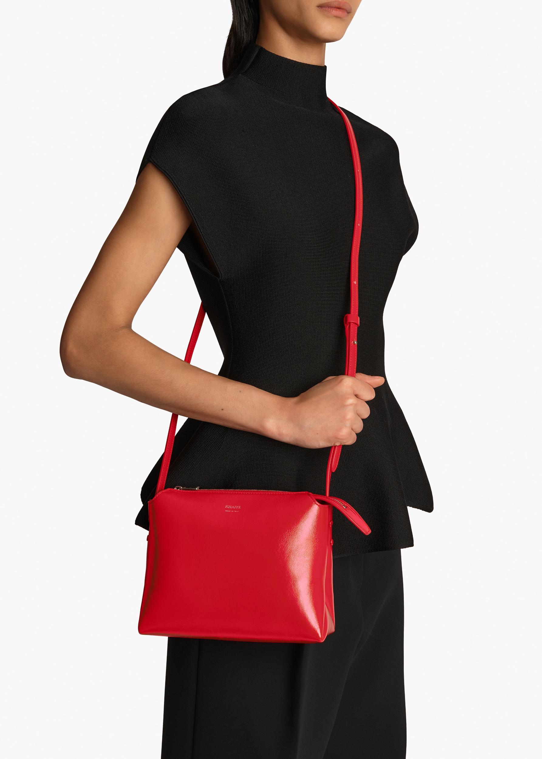 Lina Crossbody Bag in Rebel Crackle Patent Leather Product Image