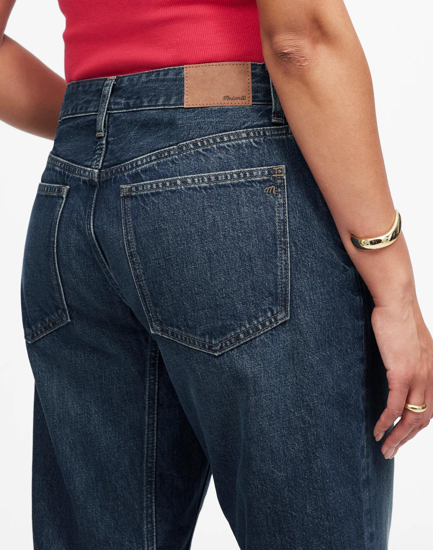 The Curvy Darted Barrel-Leg Jean Product Image