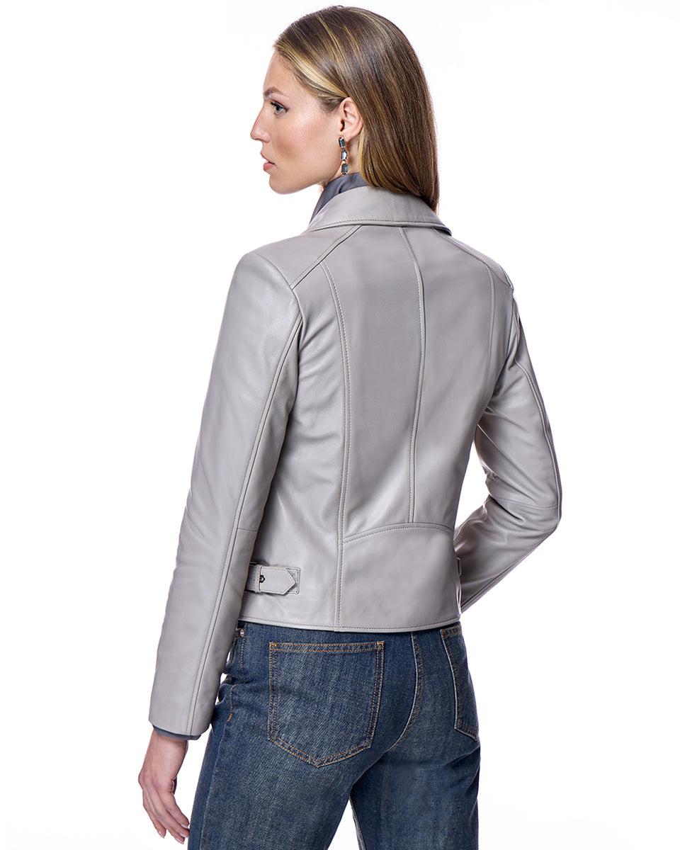 Leather Moto Jacket-Max Product Image