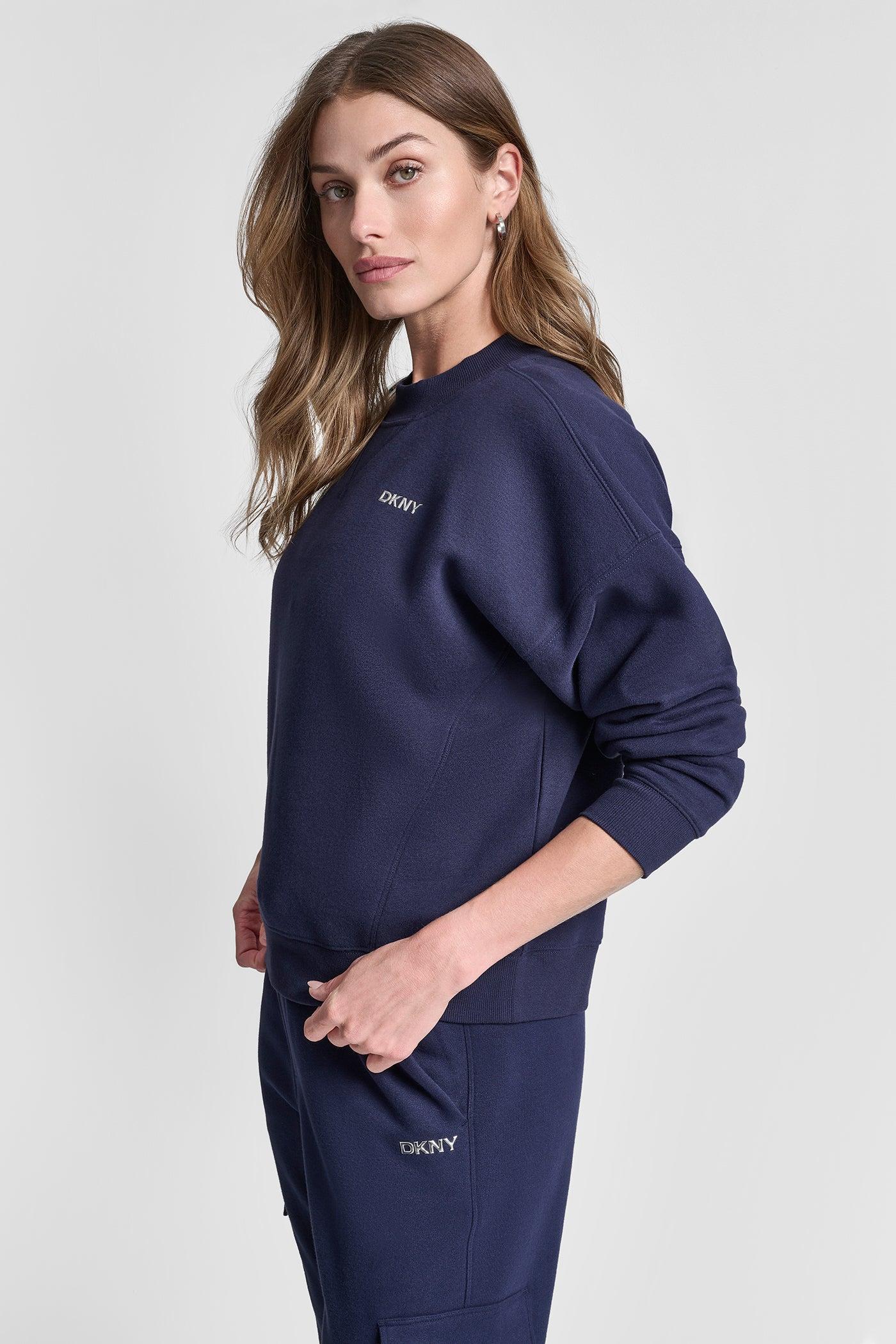 METALLIC BUBBLE LOGO FLEECE PULLOVER Product Image