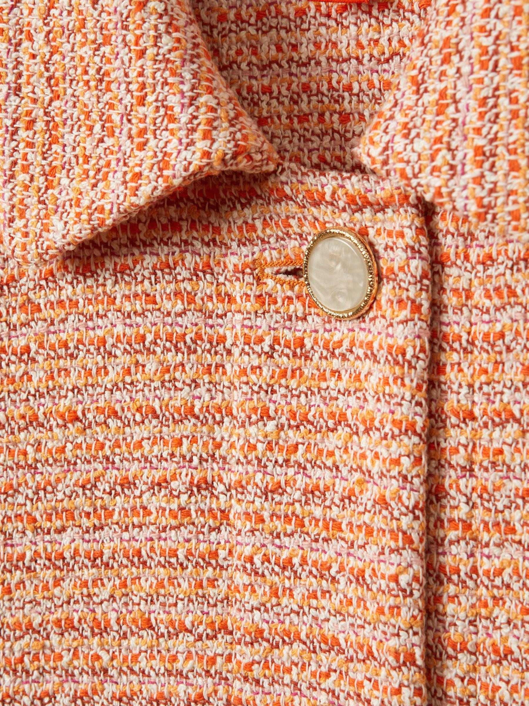 McLaren F1 Boucle Cropped Jacket in Papaya Product Image