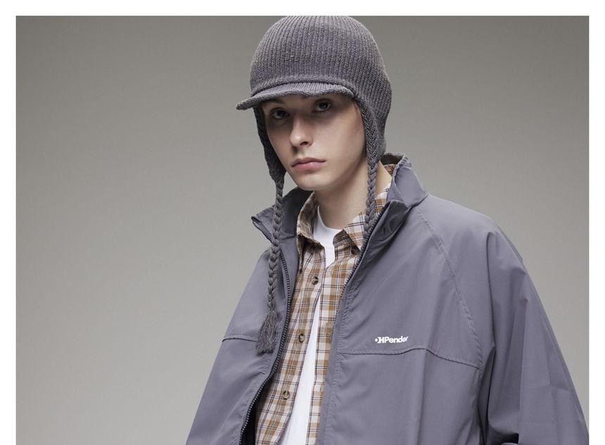 Stand-Collar Coach Jacket Product Image