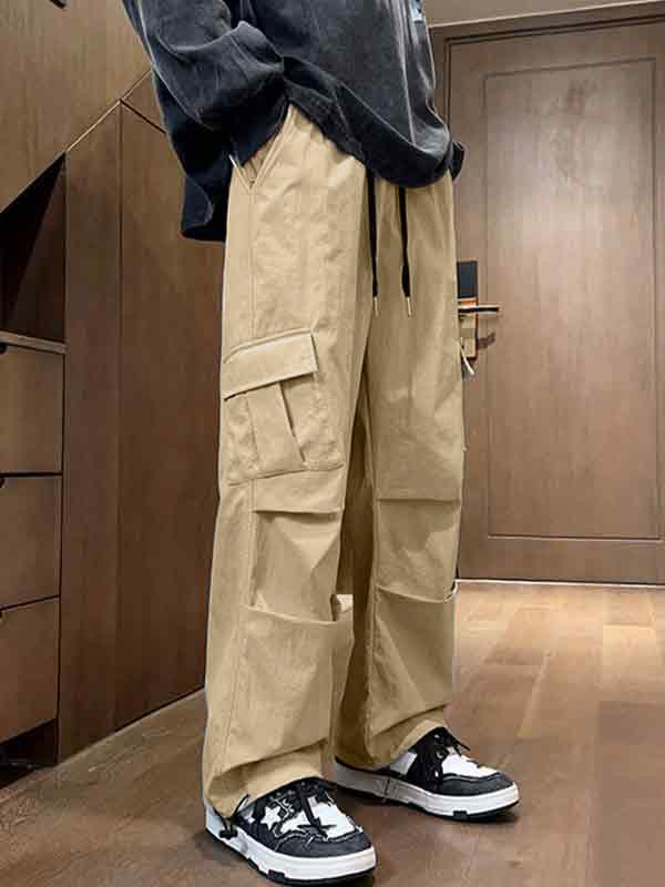 Men's Casual Pocket Cargo Pants Product Image