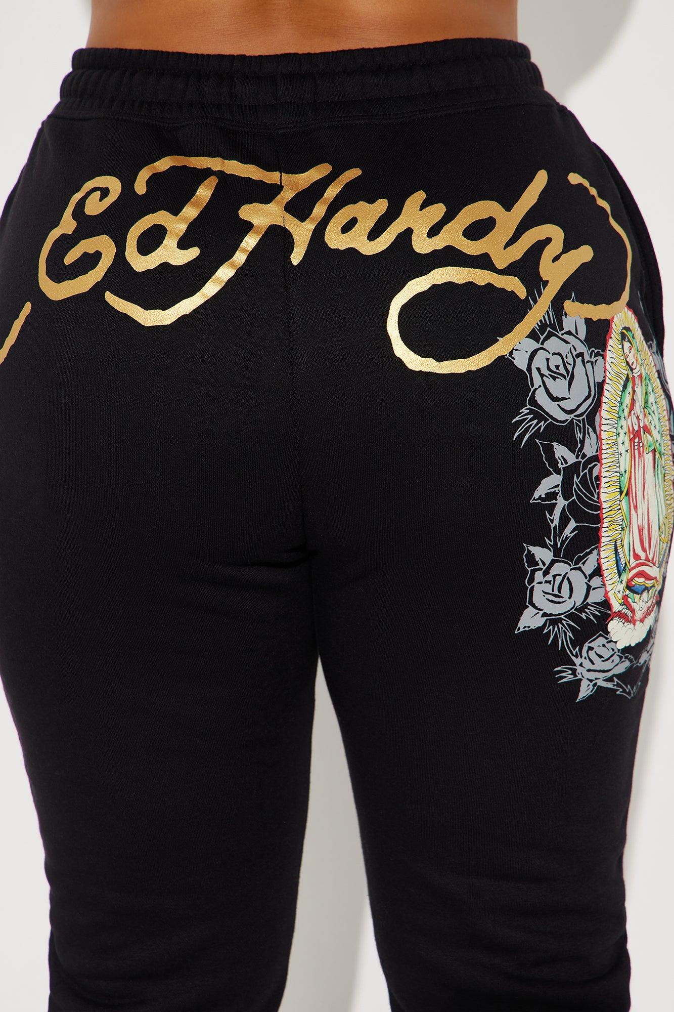 Ed Hardy Mary Jogger - Black Product Image