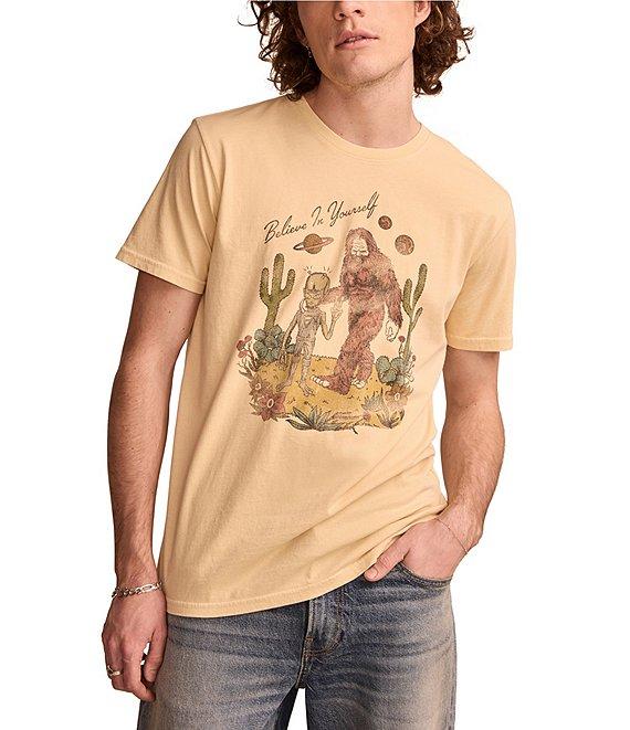 Lucky Brand Believe In Yourself Short Sleeve Graphic T-Shirt Product Image