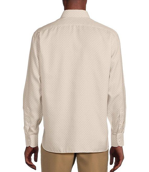 Daniel Cremieux Signature Label Non-Iron Printed Oxford Long Sleeve Woven Shirt Product Image