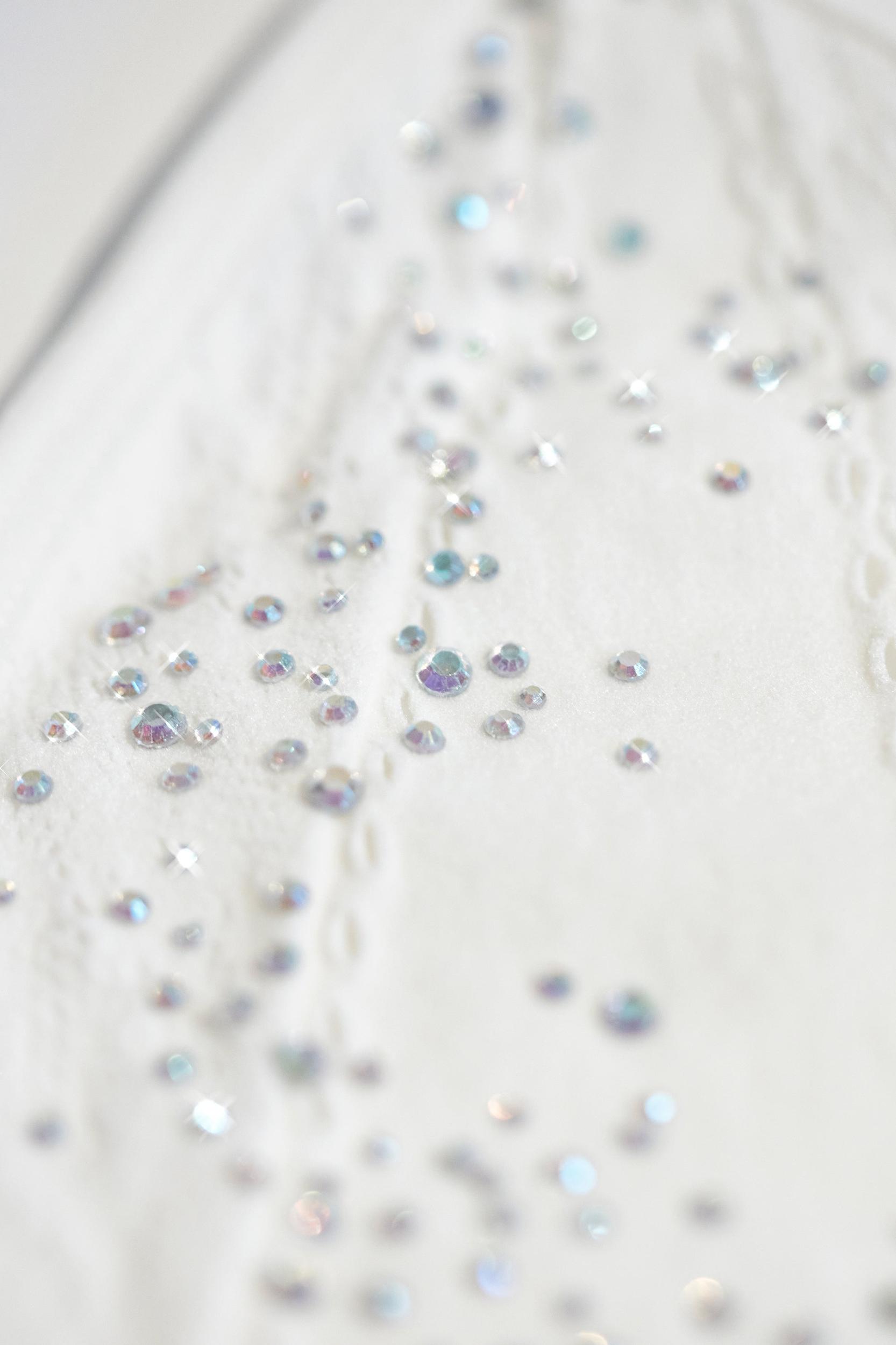 Embellished Mid-Rise Mini Skirt in Ivory Female Product Image