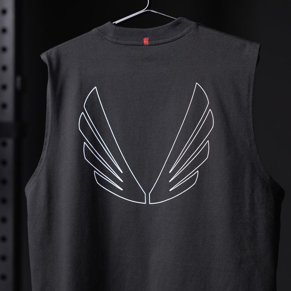 0807. Tech Essential™ Relaxed Cutoff - Black "Outline" Product Image