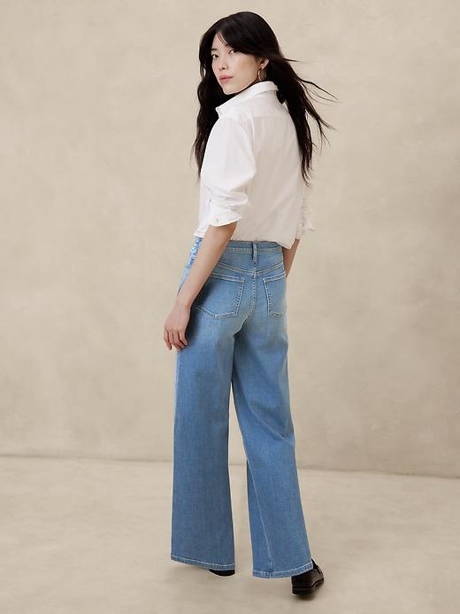 Wide-Leg High-Rise Jean Product Image