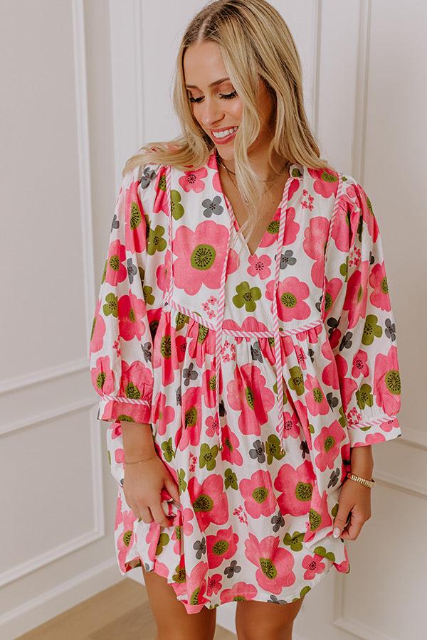 Happy Blooms Floral Mini Dress Product Image
