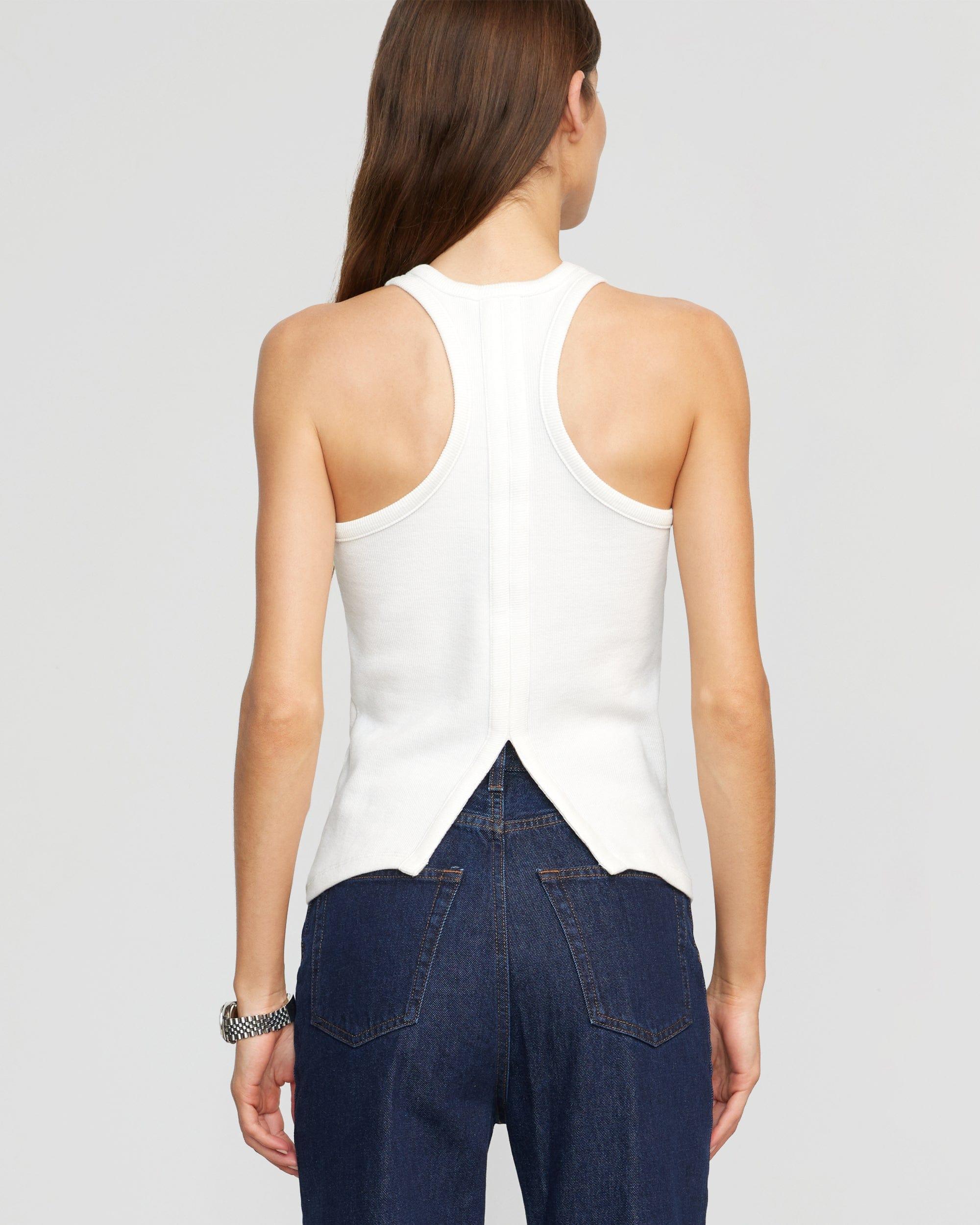 Tory Split-Back Ribbed Tank Product Image
