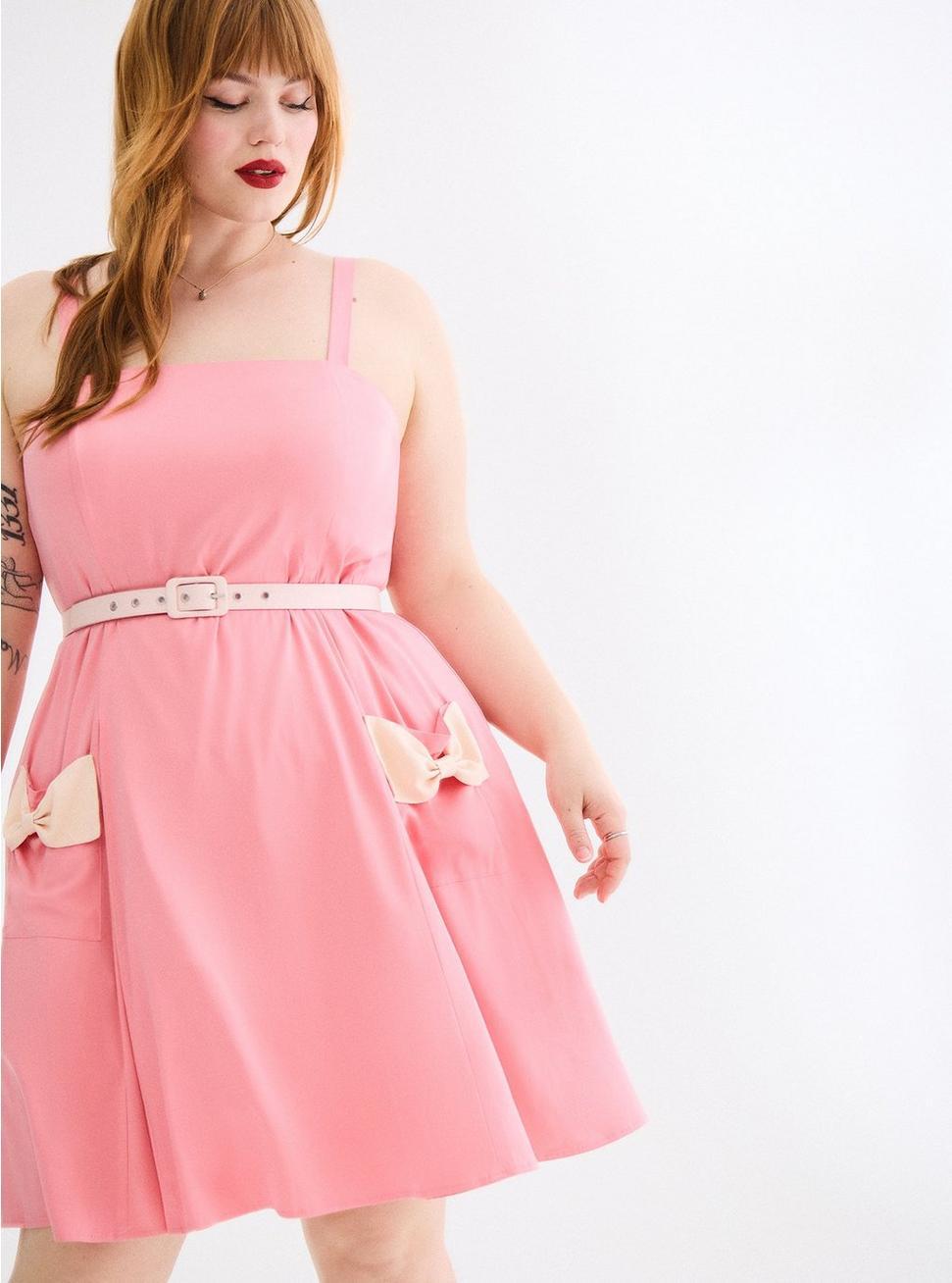 Retro Chic Fit & Flare Dress Product Image