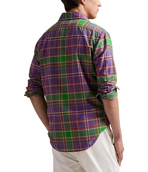 Polo Ralph Lauren Classic Fit Plaid Oxford Long Sleeve Workshirt Product Image
