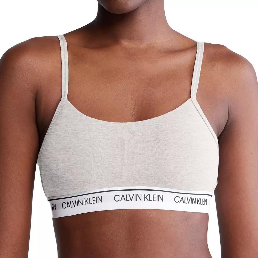 Women's Calvin Klein Archive Logo Lightly Lined Bralette QF7534,  Product Image