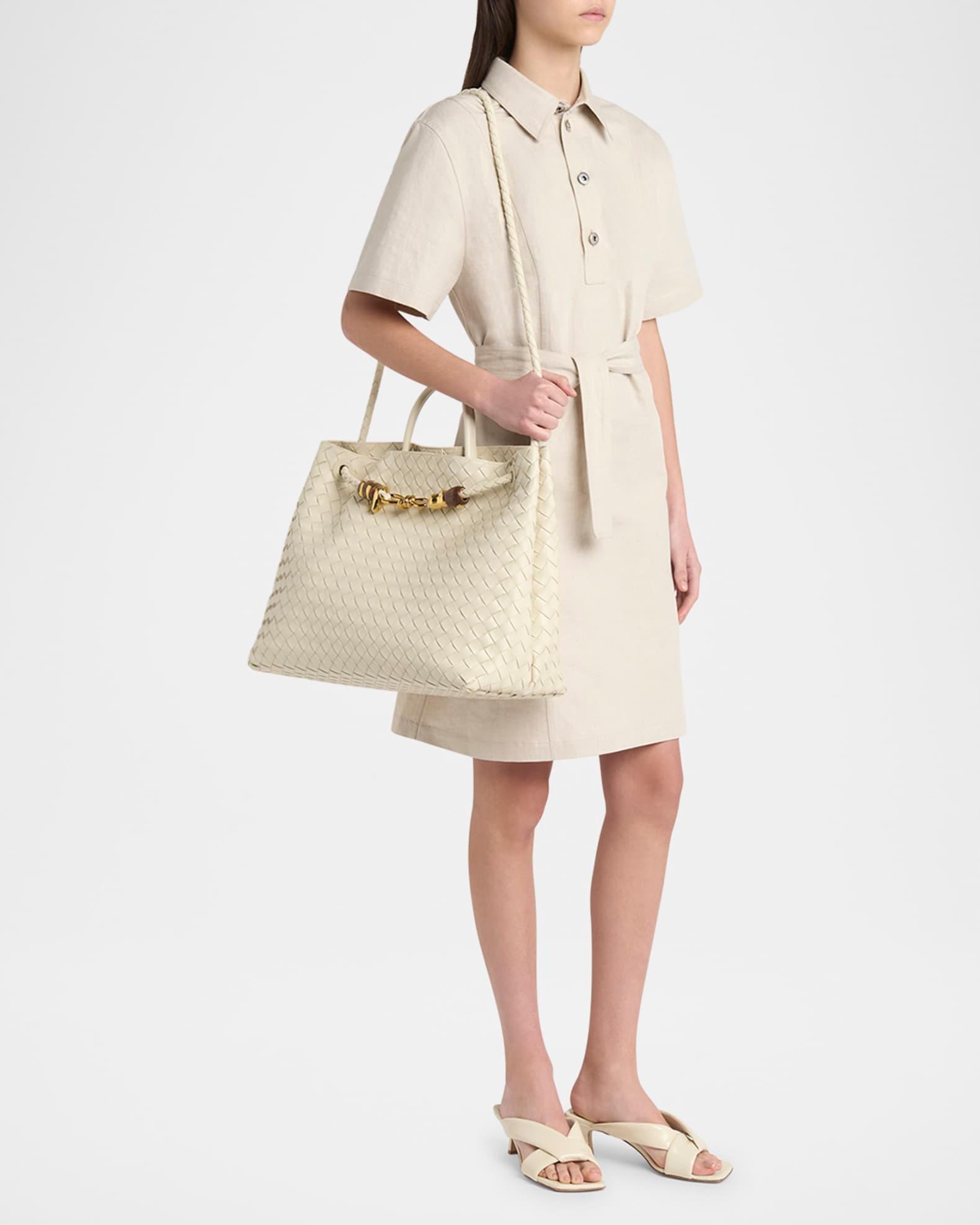 Andiamo Large Leather Top-Handle Bag Product Image