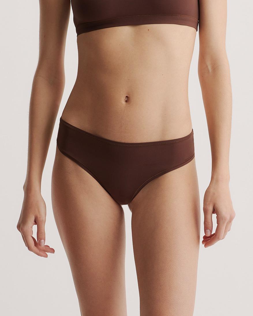 Quince | Women's Second Skin Thong Nylon/Spandex Product Image