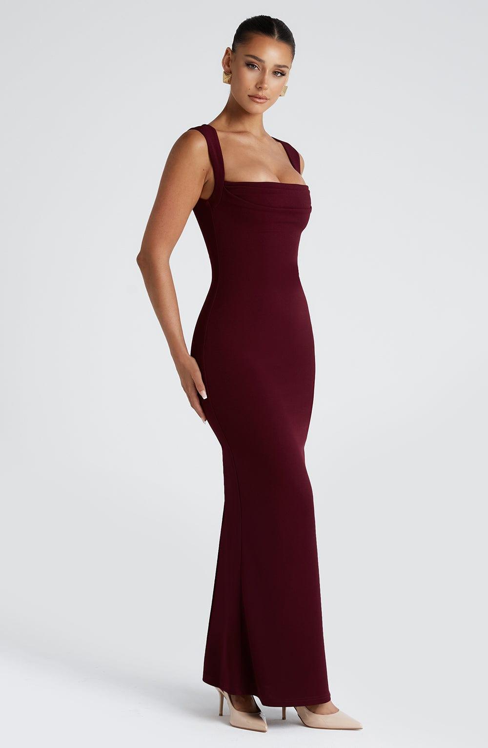 Helena Maxi Dress - Cherry Lacquer Product Image