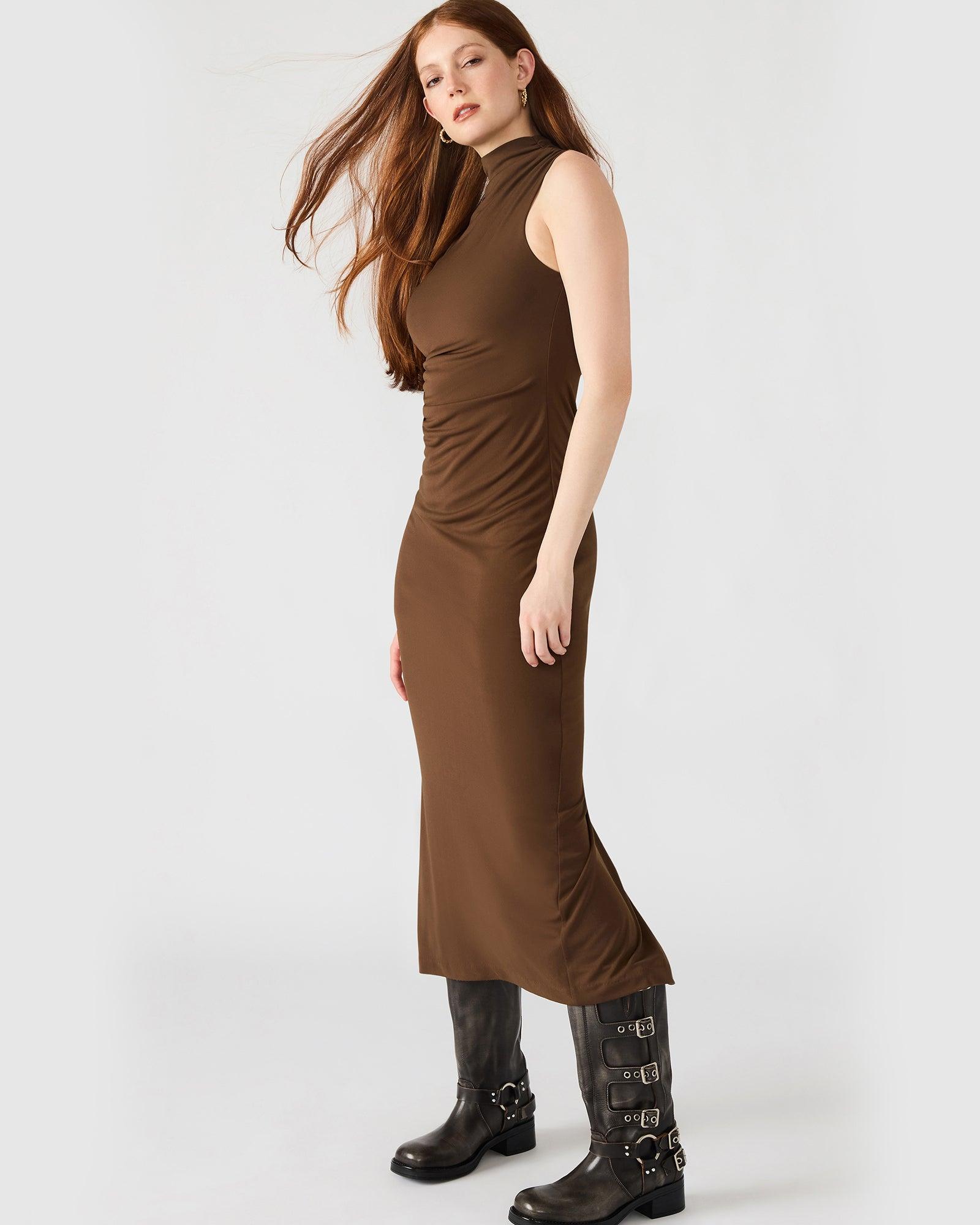 MO DRESS BROWN Female Product Image