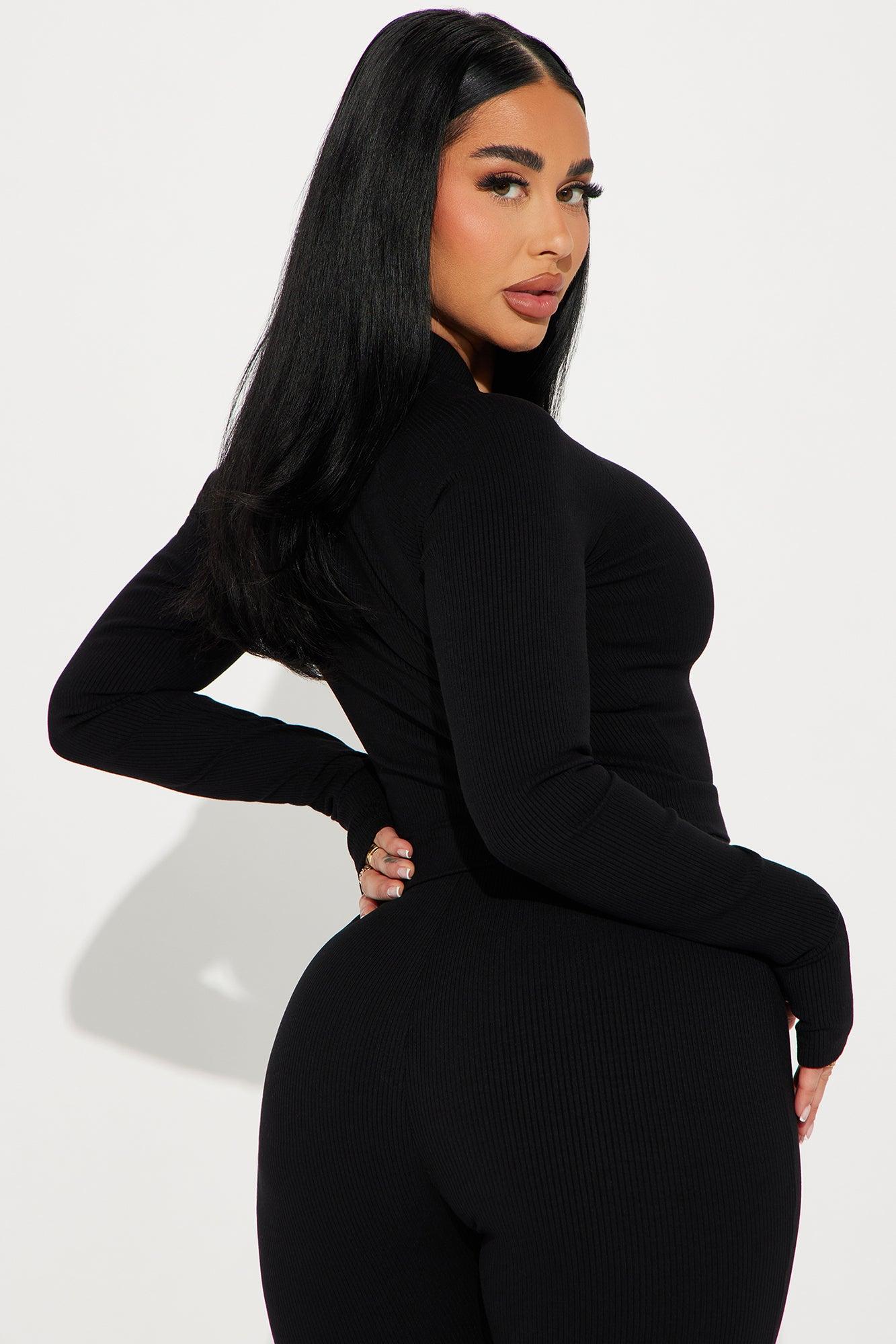 Kendall Snatched Top - Black Product Image