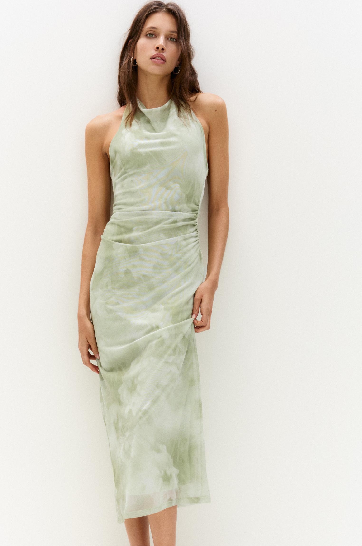 Printed midi dress Product Image