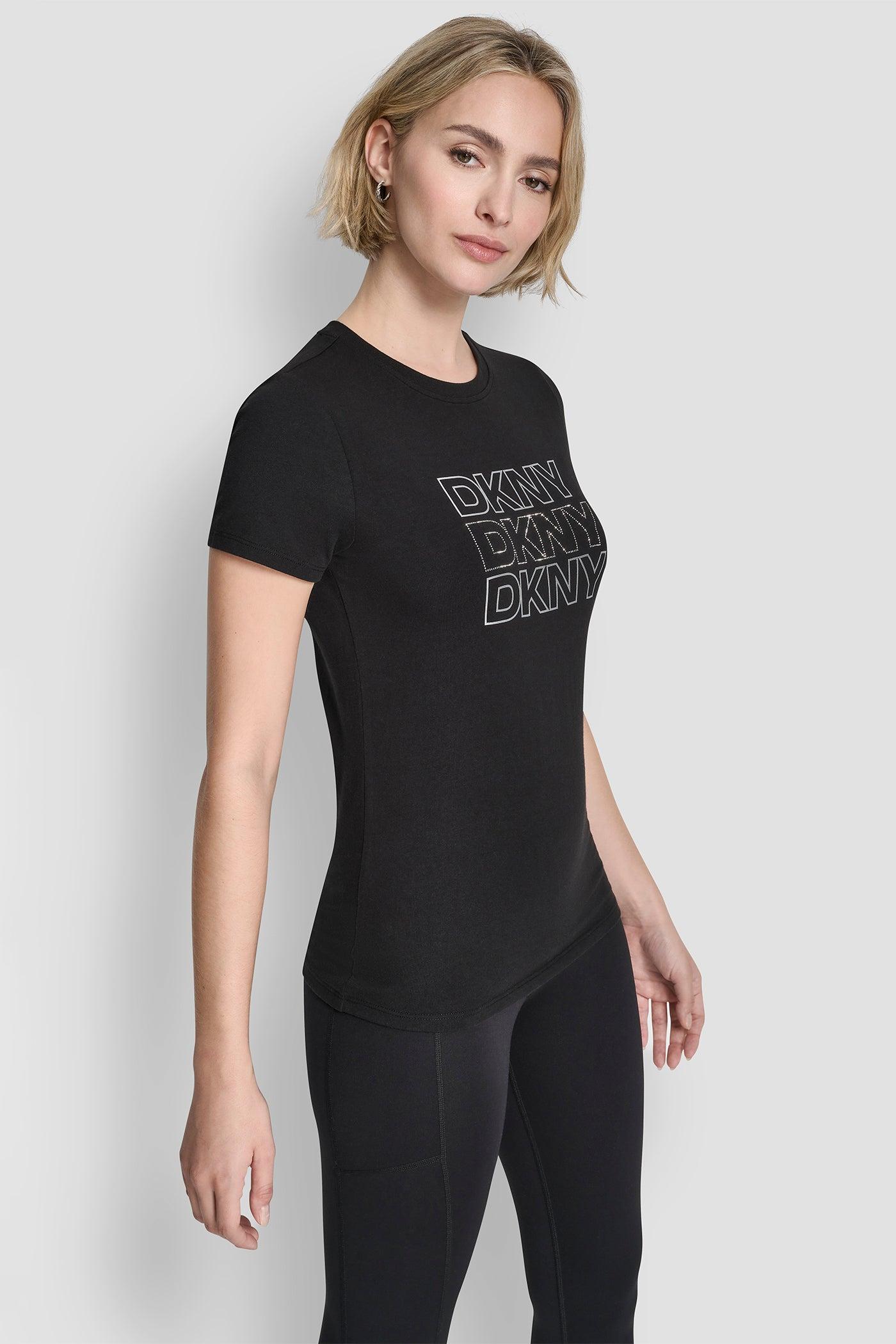 TRIPLE RHINESTONE FOIL LOGO TEE Product Image