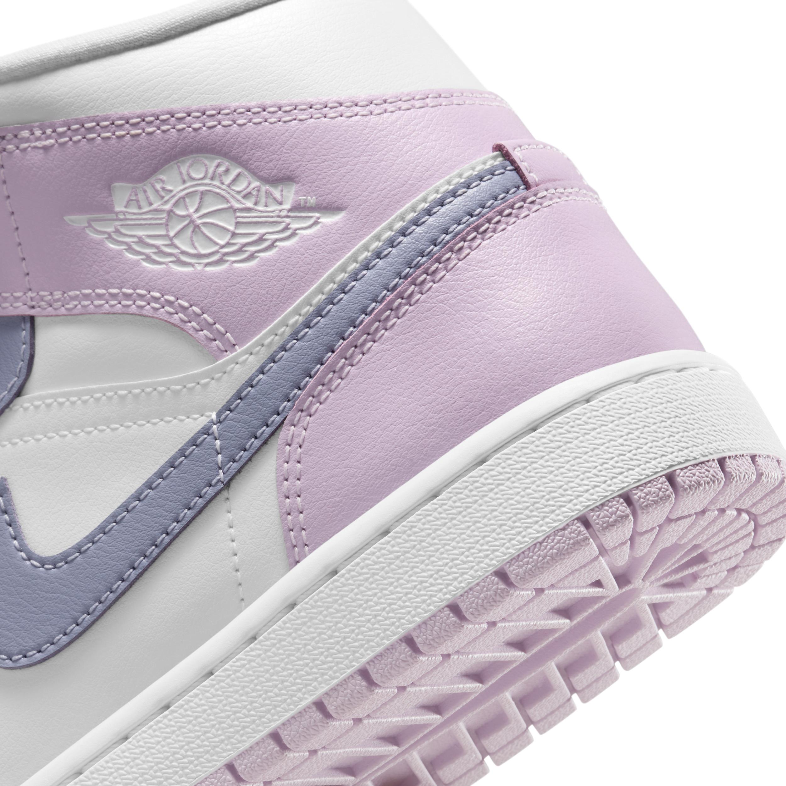 Jordan Womens Jordan AJ 1 Mid - Womens Basketball Shoes Indigo Haze/White/White/White Product Image