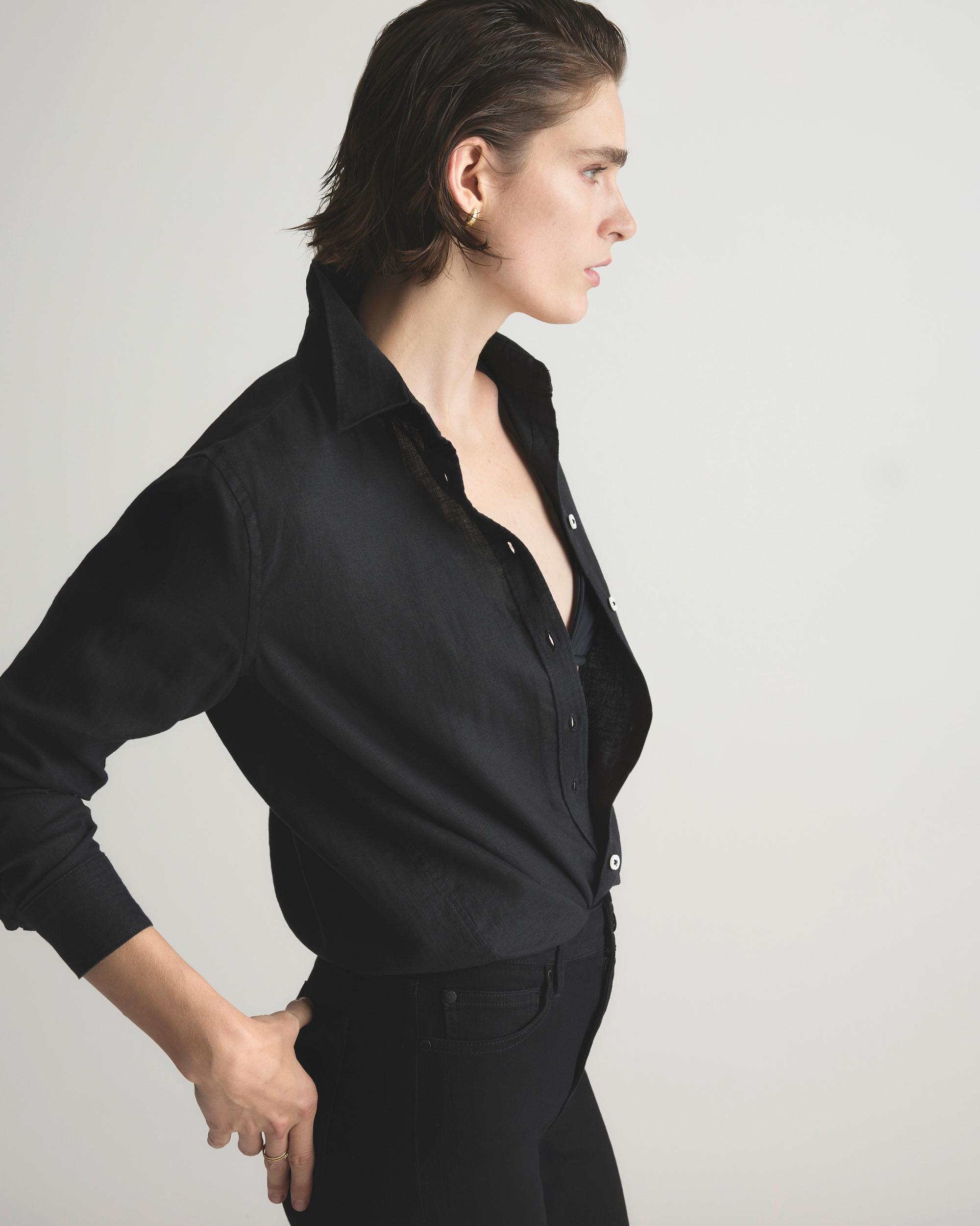 Quince | Women's Long Sleeve Shirt Linen Product Image