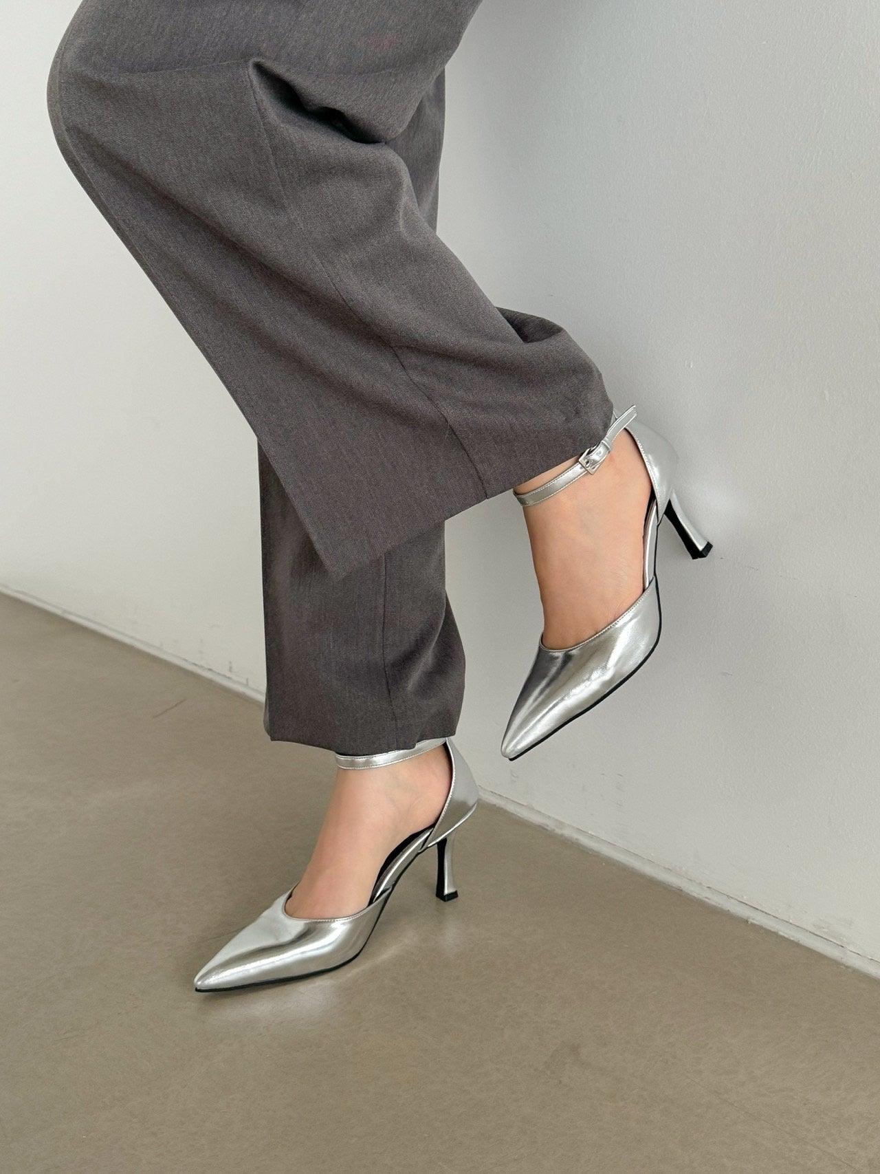Margo Silver Heels Product Image
