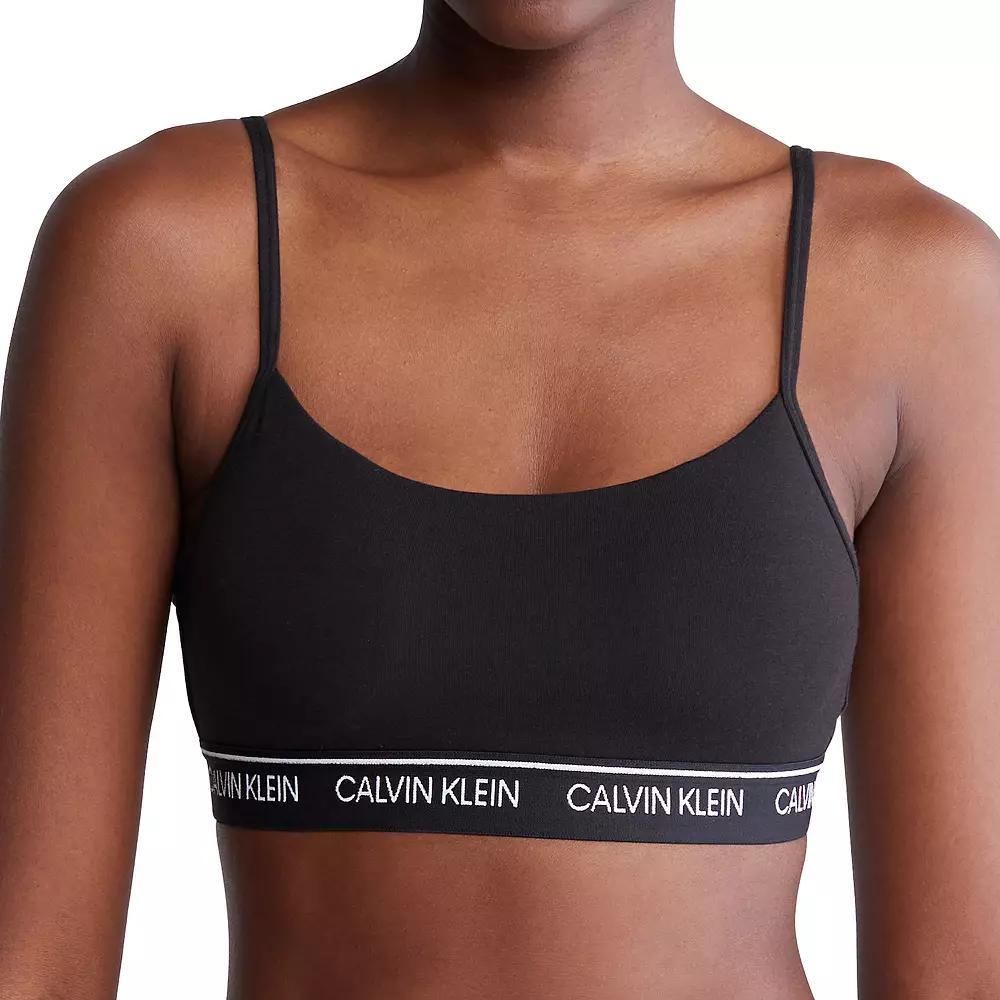 Women's Calvin Klein Archive Logo Lightly Lined Bralette QF7534,  Product Image