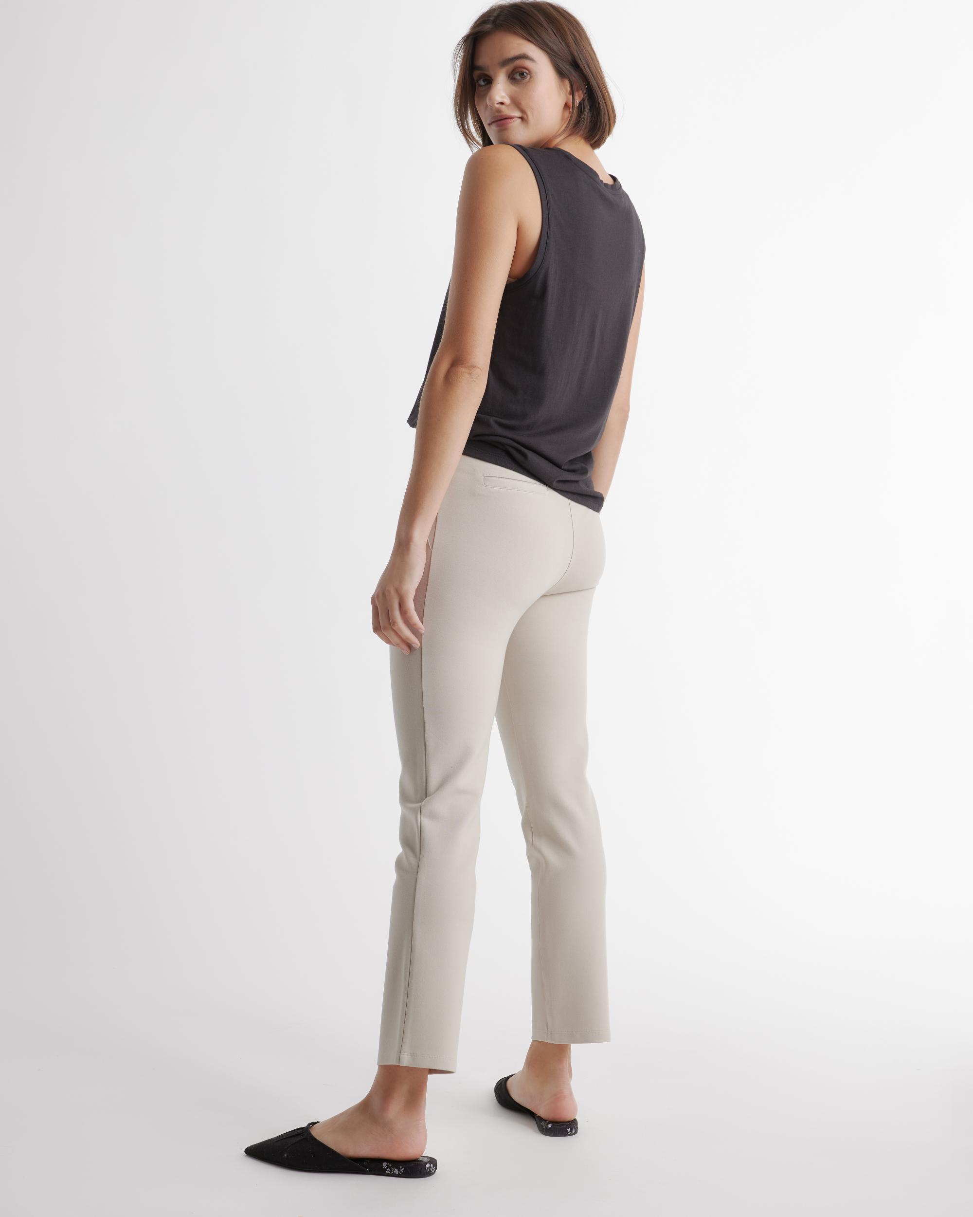 Quince | Women's Ultra-Stretch Ponte Straight Leg Pants Rayon Product Image