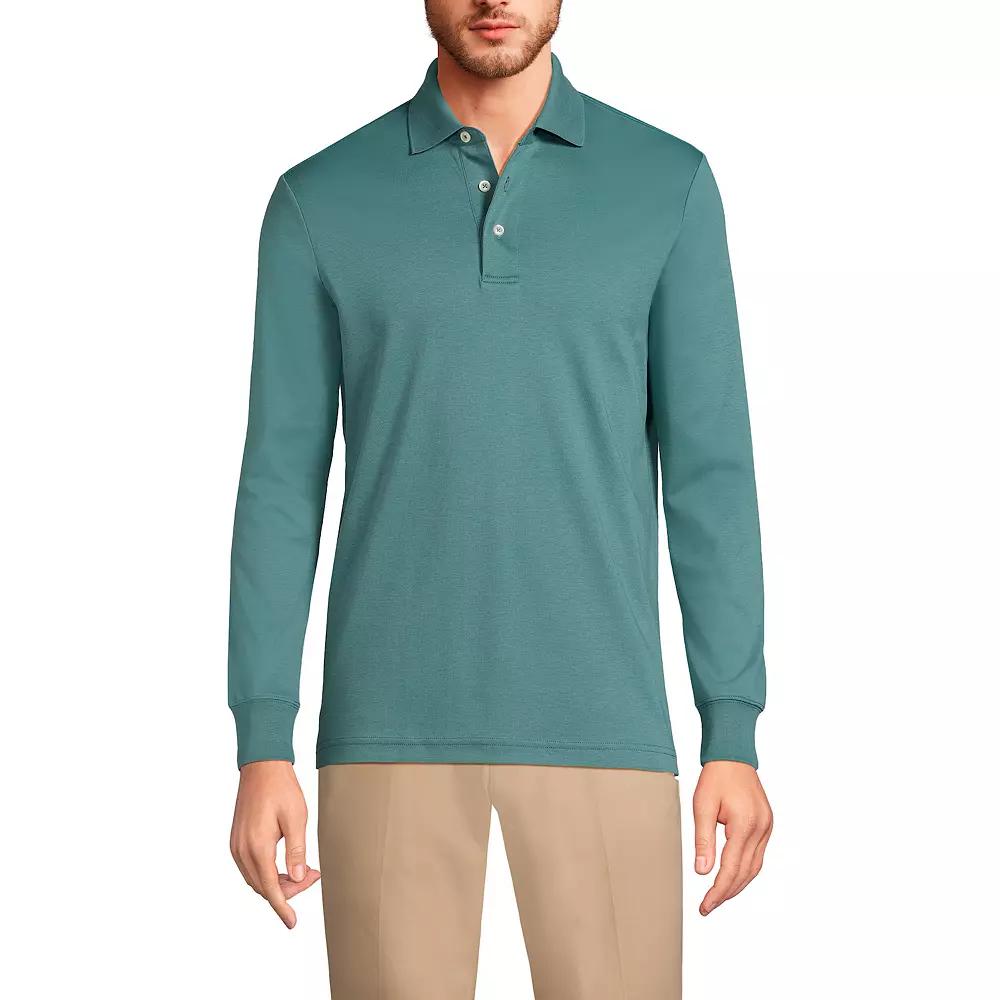 Men's Lands' End Soft Supima Polo,  Product Image