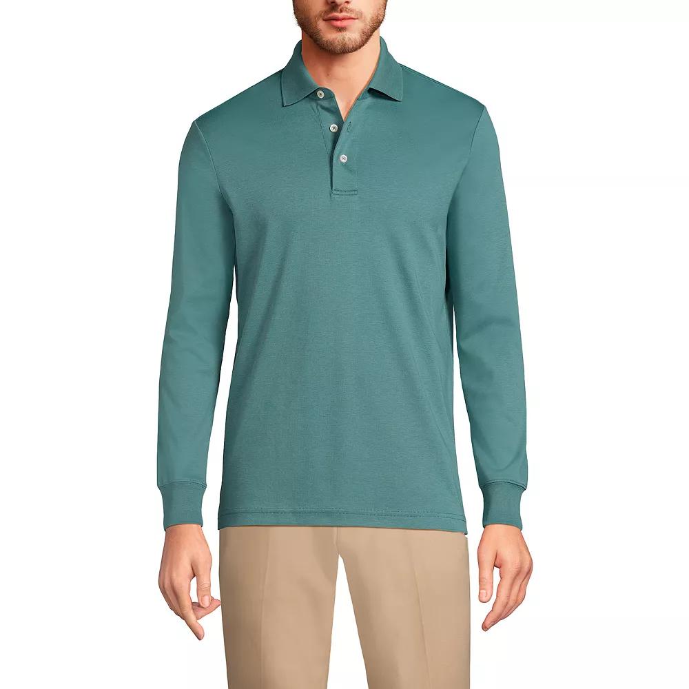 Men's Lands' End Soft Supima Polo,  Product Image